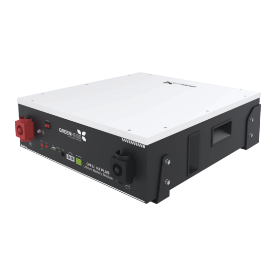 Greenheiss GH-LI 4.8 PLUS Manual De Uso