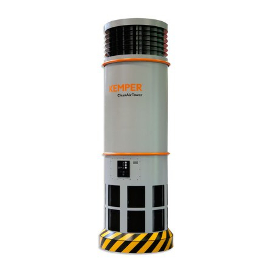 Kemper CleanAirTower Instrucciones De Servicio