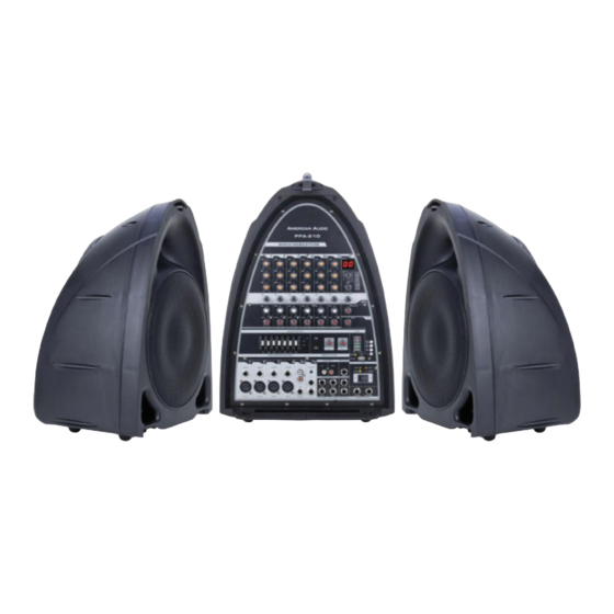 American Audio PPA-210 Guía De Usuario Y Manual De Referencia