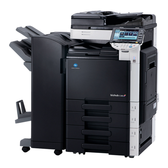 Konica Minolta bizhub C360 Manual Del Operador