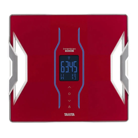 Tanita innerScan DUAL RD-953 Guia De Inicio Rapido