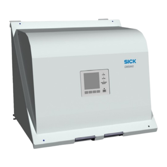 SICK GMS800 Serie Instrucciones De Servicio