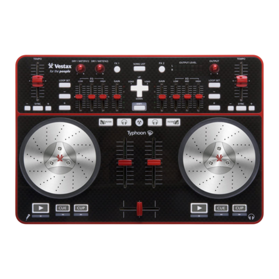 Vestax Typhoon Manual Del Usuario