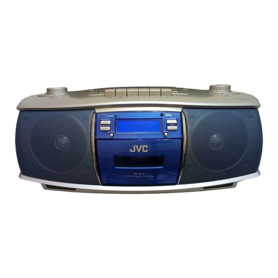 JVC RC-ST3SL Manual De Instrucciones