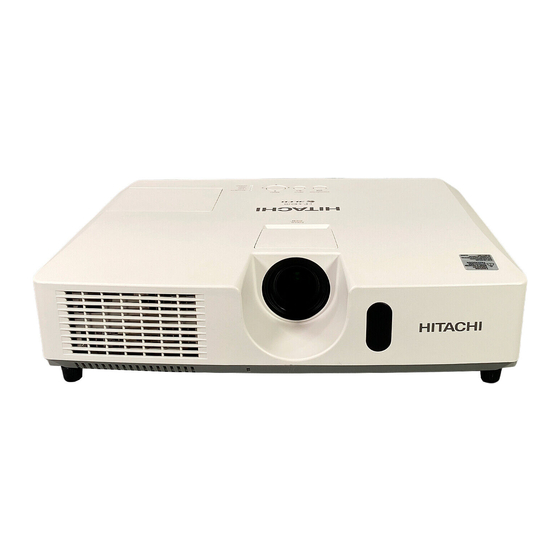 Hitachi CP-X4020 Manual De Usuario