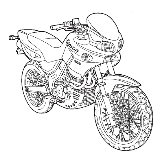 Cagiva canyon Manual De Uso