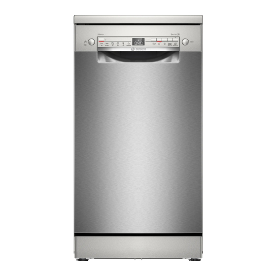 Bosch SPS2HKI58E Manual Del Usuario