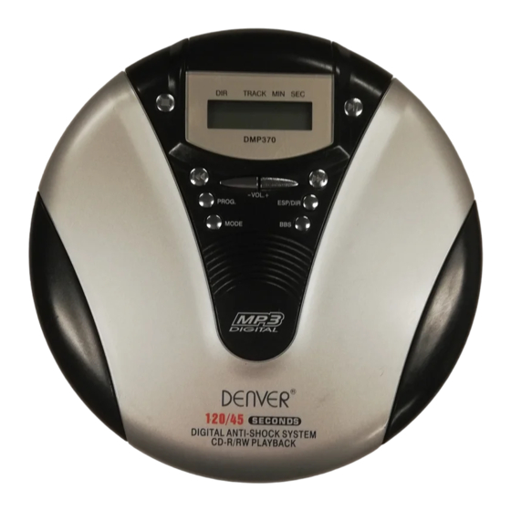 Denver DMP370 Instrucciones De Uso