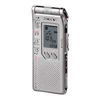 Sony ICD-ST25 Manual De Instrucciones