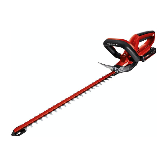 EINHELL GE-CH 1846 Li Solo Manual De Instrucciones