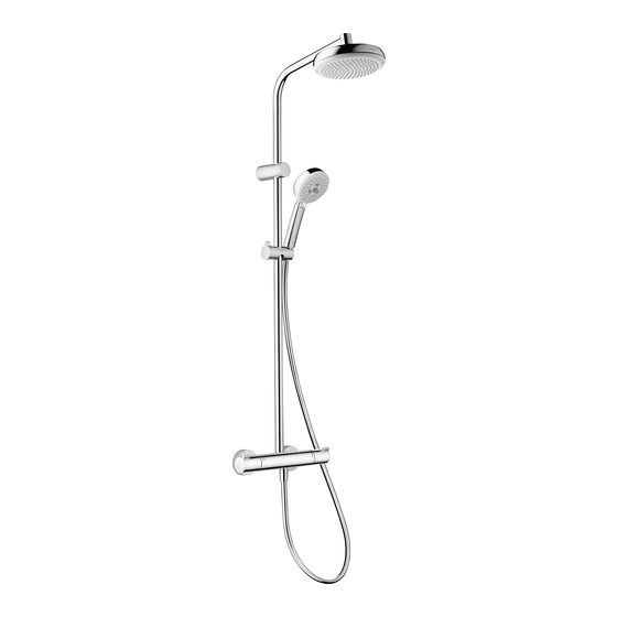 Hansgrohe MyClub 180 Showerpipe 26735400 Modo De Empleo