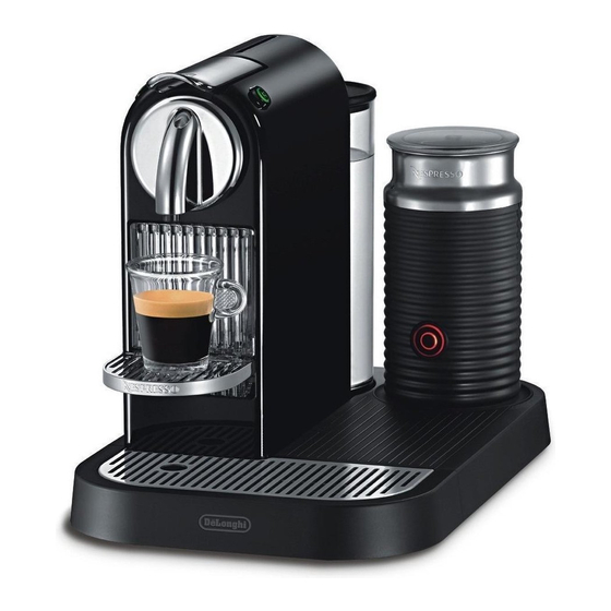 DeLonghi Nespresso my machine CITIZ&MILK Manuales