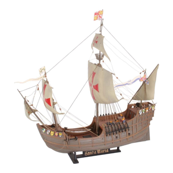 REVELL Columbus Ship Santa Maria Guia De Inicio Rapido