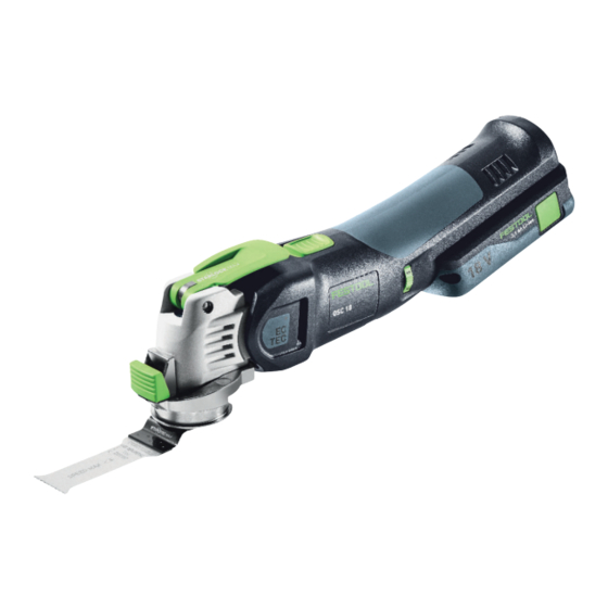 Festool OSC 18 Manual De Instrucciones