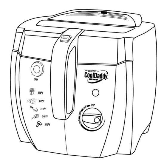 Presto CoolDaddy Instrucciones Y Recetas