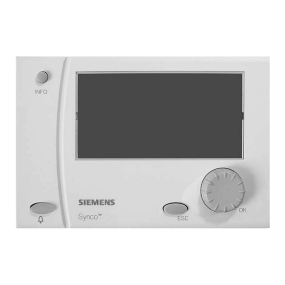 Siemens RMZ792 Instrucciones De Montaje