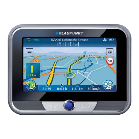 Blaupunkt TravelPilot Lucca 5.3 Instrucciones De Manejo