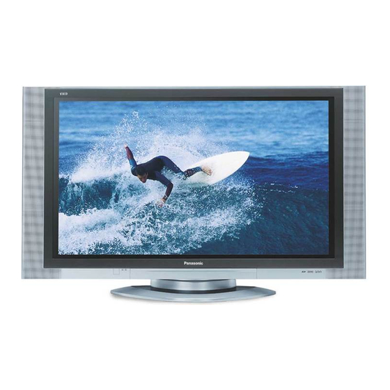 Panasonic TH-37PD25 Manual De Instrucciones