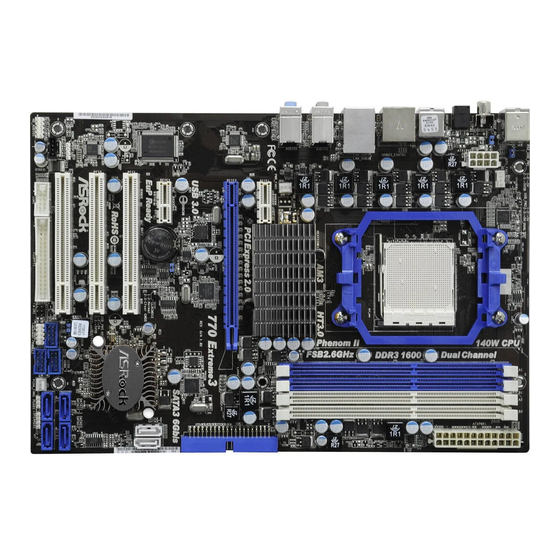 ASROCK 770 Extreme3 Manual Del Usuario