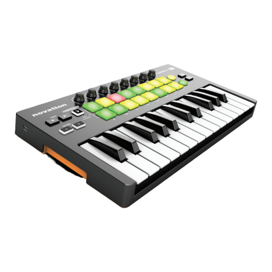 Novation LAUNCHKEY MINI Guia Del Usuario