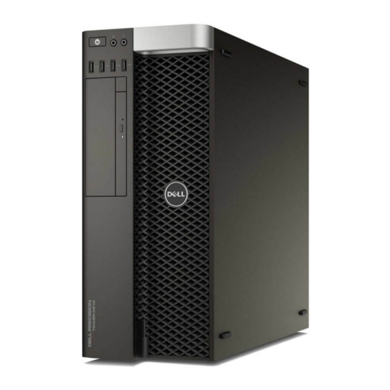 Dell Precision Tower 5810 Manual Del Propietário
