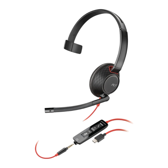 Poly Blackwire 5200 Serie Guia Del Usuario