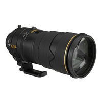 Nikon AF-S Nikkor ED 300mm f/2.8 D IF Manual De Instrucciones