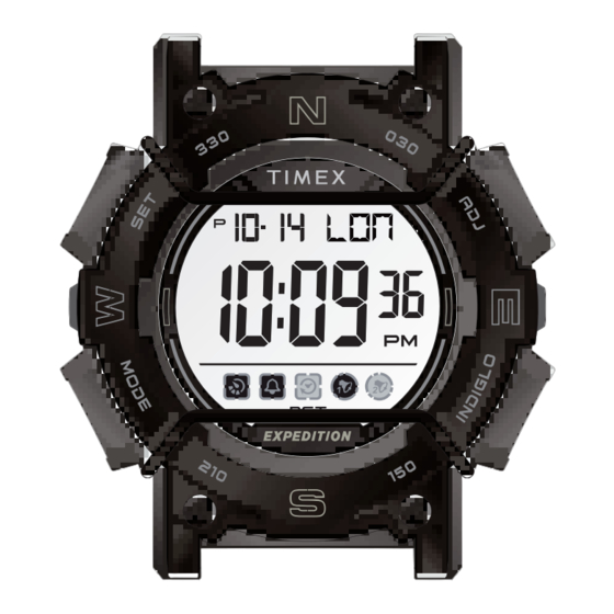 Timex EXPEDITION WORLD TIME DIGITAL Guía Del Usario
