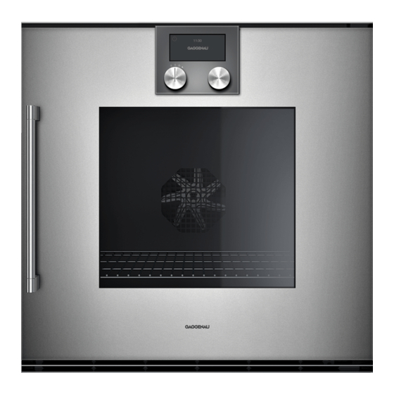 Gaggenau BOP 210 Instrucciones De Uso