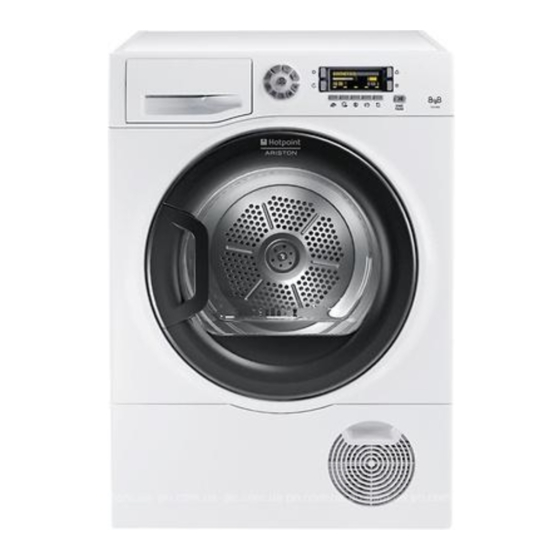 Hotpoint Ariston TCD 83B Folleto De Instrucciones