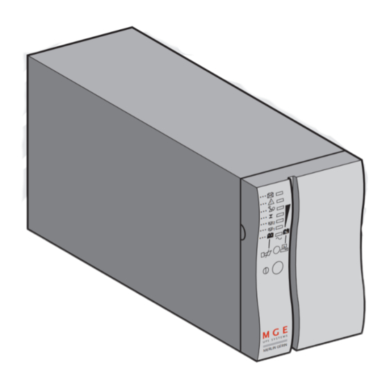 MGE UPS Systems Pulsar ESV 8+ Manual De Instrucciones