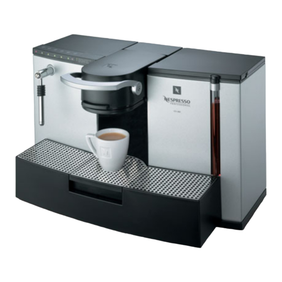 Nespresso Professional ES 100 Instrucciones De Uso