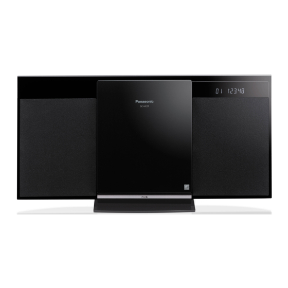 Panasonic SC-HC27 Manual Del Propietário