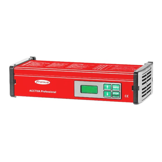 Fronius Acctiva Professional Manual De Instrucciones