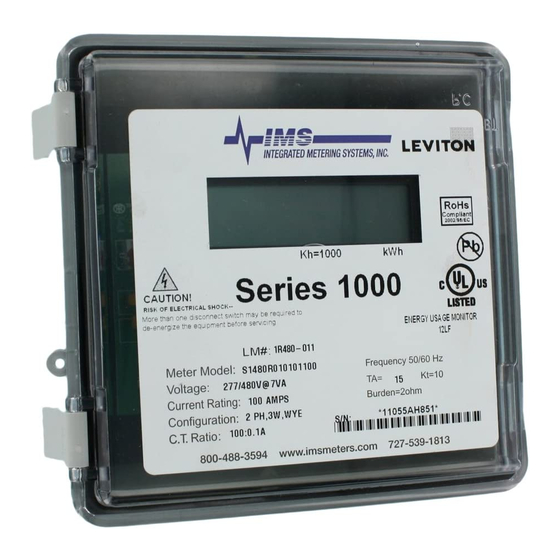 Leviton 1000 Serie Manual De Instalación