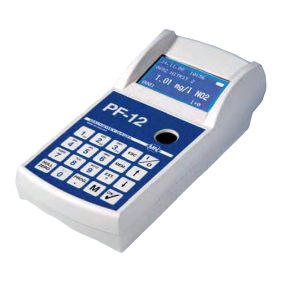 MACHEREY-NAGEL PF-12 Manual