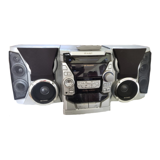 Sharp CD-BA200 Guía Rápida
