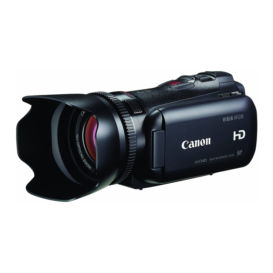 Canon VIXIA HF G10 Guia De Instalacion