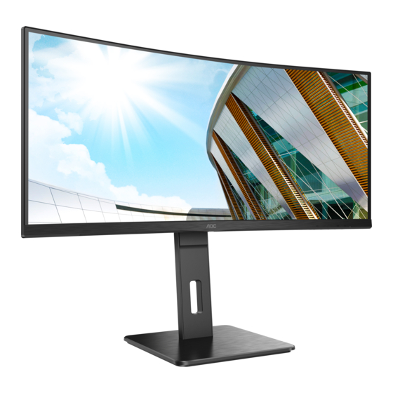 AOC CU34P2A Manual Del Usuario