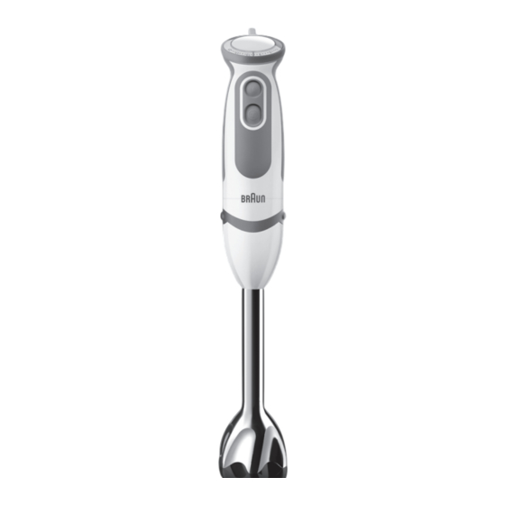 Braun MultiQuick 5 Vario Manual Del Usuario