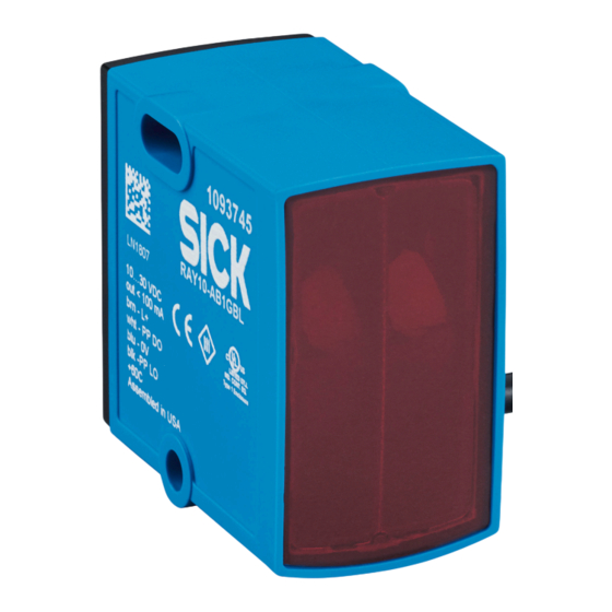 SICK RAY10 Manual De Instrucciones