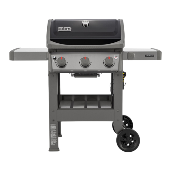 Weber Spirit II E-310 GBS Manual Del Propietário