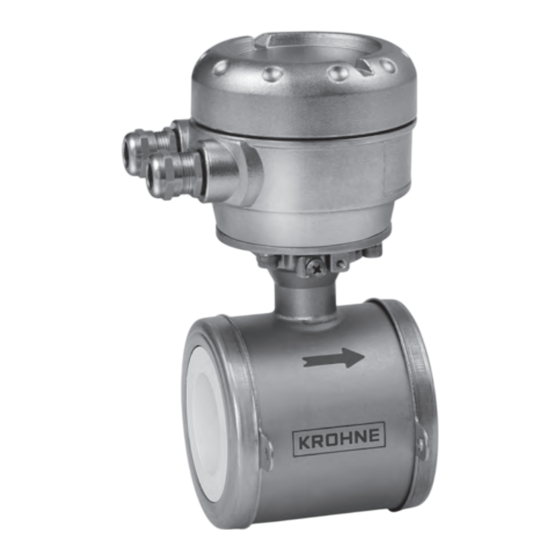 KROHNE OPTIFLUX 5000 Manual Del Usuario