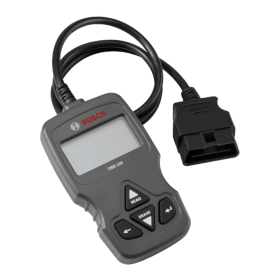 Bosch OBD 150 Manuales