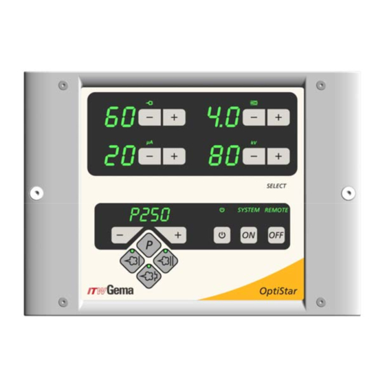 Gema OptiStar CG06 Manual De Instrucciones Y Lista De Piezas De Recambio
