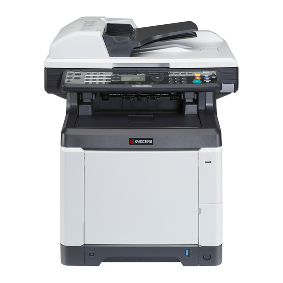 Kyocera ECOSYS M6026cdn Manual Del Usuario