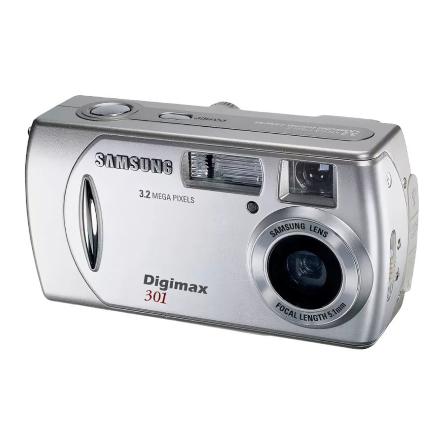 Samsung Digimax 301 Manual Del Usuario