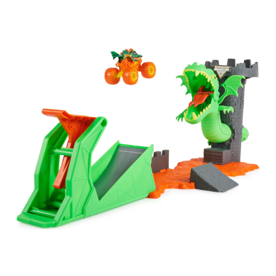 Spin Master Monster Jam DUELING DRAGON PLAYSET Manual De Instrucciones