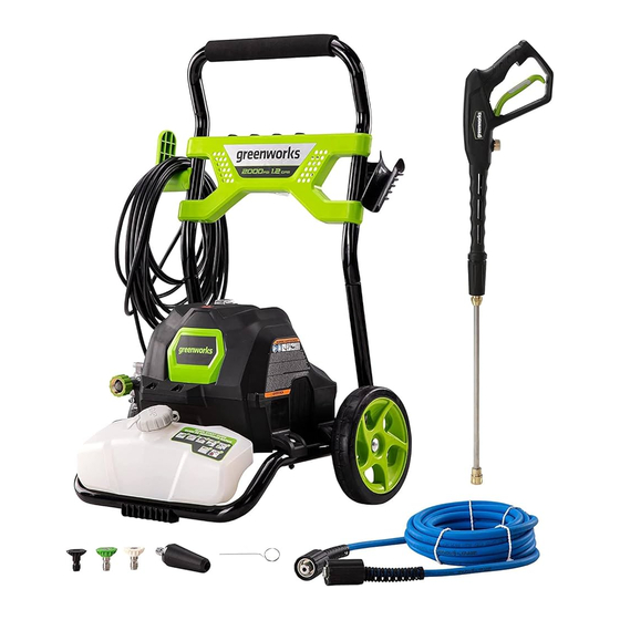 GreenWorks Pro GPW 2003 Manual Del Propietário