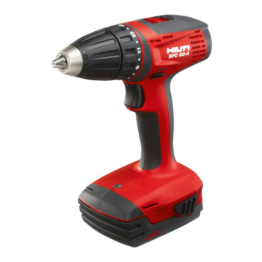 Hilti SFC22-A Manual De Instrucciones